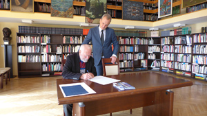 Podpisanie porozumienia w Książnicy Pomorskiej
