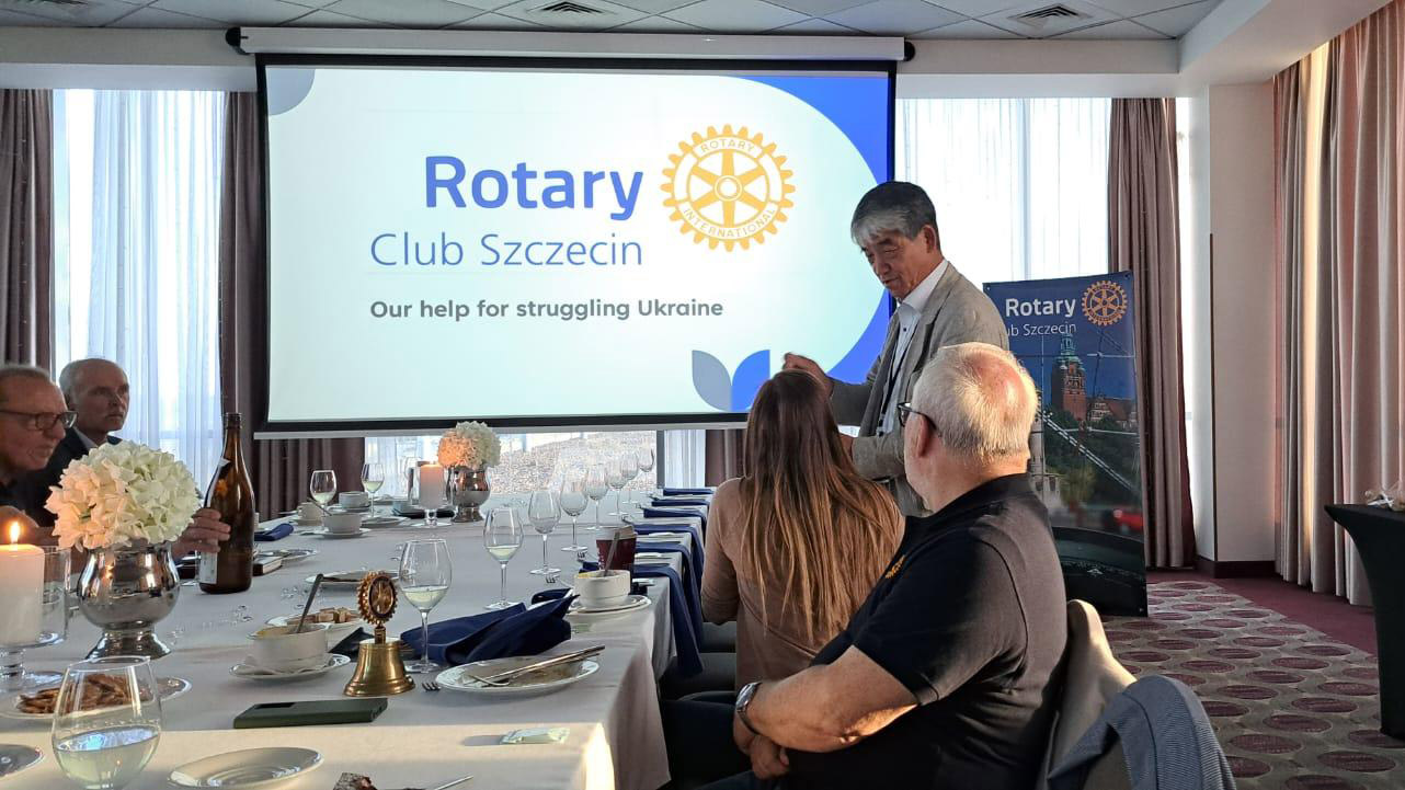 Rotarianie z Japonii w RC Szczecin