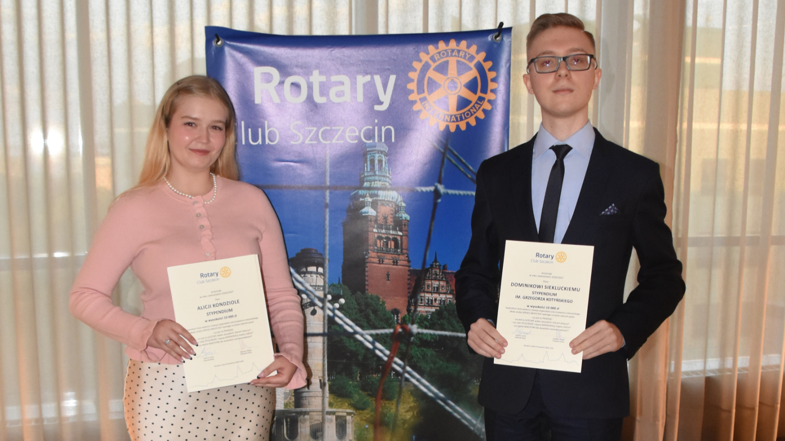 Stypendia Rotary Club Szczecin dla utalentowanej młodzieży